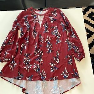 Shein / medium / maroon